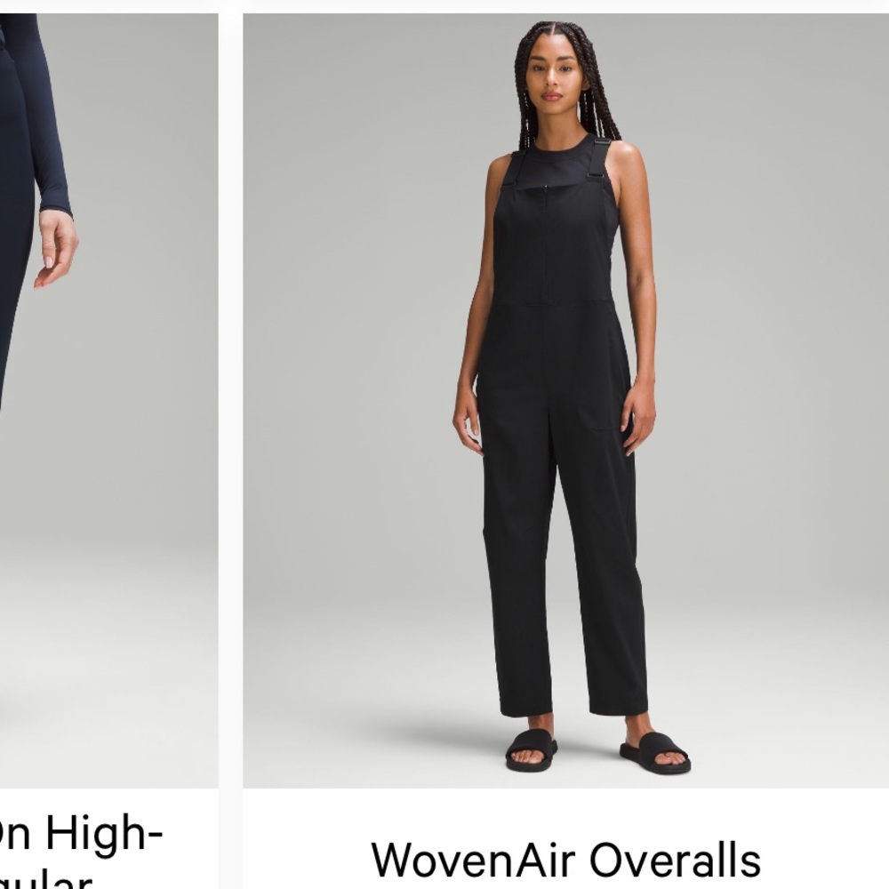 NWT lululemon WovenAir Overalls